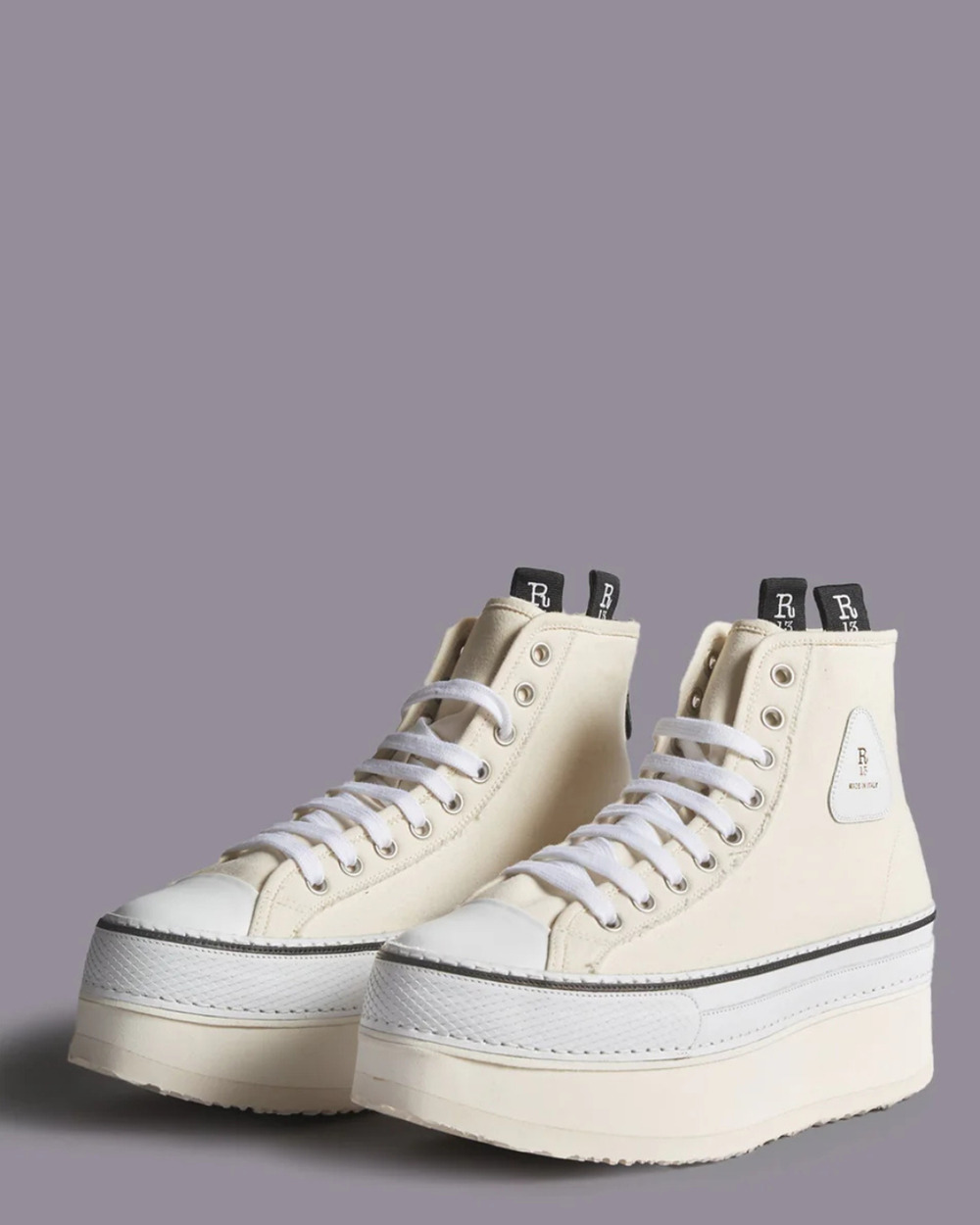 R13 Courtney Platform High Top Sneakers sz 10 (US Womens) Brand New EU 40 $1135